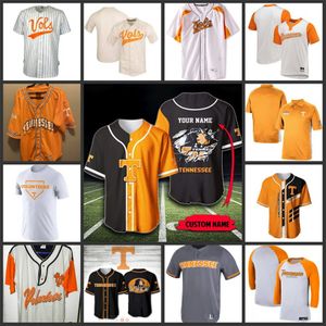 Maillot de baseball du Tennessee Kyle Booker Kirby Connell Jared Dickey Chase Dollander Hunter Ensley Hollis Fanning Jake Fitzgibbons Drew Gilbert