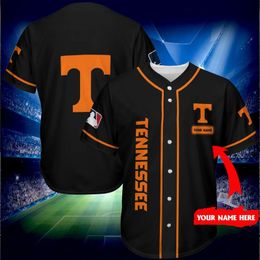 Tennessee aanpassen je naam 3d geprinte heren s shirt casual shirts hiphop tops 220712