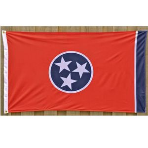 Bandera de Tennessee, banderas del estado americano de EE. UU., 3 pies x 5 pies, colgante volador, bandera de impresión de tela de poliéster para interiores y exteriores barata