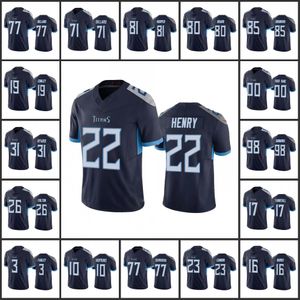 Tennessee''Titans''Men 22 Derrick Henry 98 Brian Orakpo 17 Ryan Tannehill 31 Kevin Byard Dames Jeugd Marine Custom Vapor Limited Jersey