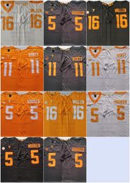 Tennessee Volunteers 16 Wallen 5 Hendon Hooker 11 Jalin Hyatt NCAA College Football Jersey tous les maillots pour hommes cousus