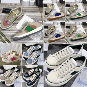 Tennis 1977 Og Casual Sneaker Retro Dirty Shoe Fashion Stripe Canvas Zapatillas de deporte casuales Classic vintage Shoes Leather Sneakers Hombre Mujer Sneaker Tamaño 35-44
