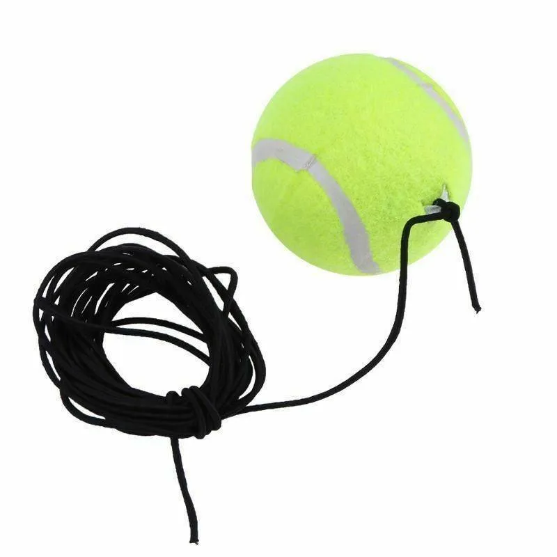テニスアクセサリーテニストレーニングデバイスの自己制作バウンスパーソナルトレーニングデバイスバンジーコードベーステニスグリップ付き