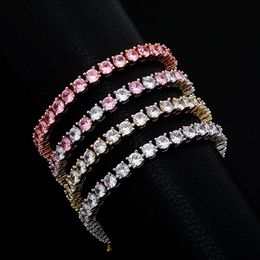 Tennis enkelarmband Dames Anklet Voet Sieraden Verkoper Vergulde Koper Diamond Enkelarmbanden voor Vrouwen