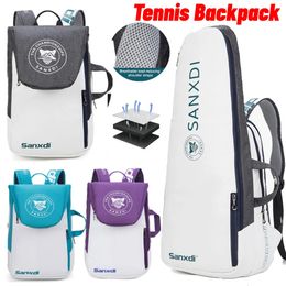 Sac de Tennis pouvant contenir 3 raquettes, sac à dos de grande capacité, Badminton, étanche, accessoire de sport de Padel, Squash, 240104