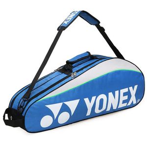 Tennis Bags Badminton Racket Bag For 3 Racquets Waterproof Single Shoulder Shuttlecock Rackets Sports With Shoes Compartment 231121