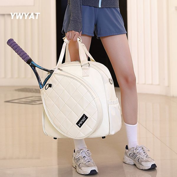 Sacs de Tennis Sac pour Femmes YWYAT Grande Capacité Mode Blanc Sport Accessoires Padel Badminton Raquette 230619
