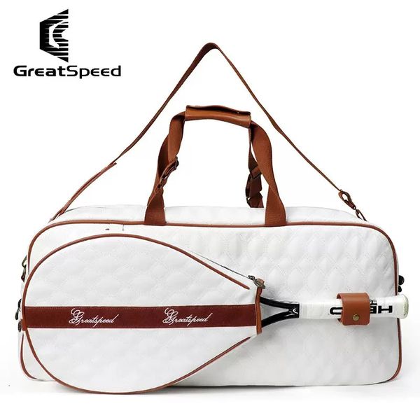 Sacs de Tennis Greatspeed multi-fonction classique sac de Tennis hommes femmes sac de Badminton avec compartiment à chaussures 231114