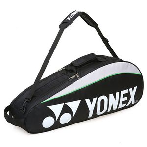 Bolsas de tenis, bolsa de bádminton Original, 3 raquetas con compartimento para zapatos, raqueta de volante, deportes para hombres o mujeres 230808