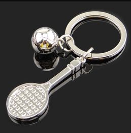 Balle de tennis porte-clés Sport Mini porte-clés mental pendentif porte-clés sport personnaliser voiture porte-clés souvenir cadeau