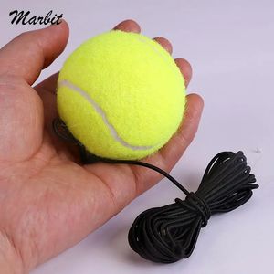 Balles de tennis 125 pièces Base d'entraînement de balle de pratique de Tennis avec équipement d'entraînement de Tennis de corde équipement de Sparring de Tennis de rebond autodidacte 231122