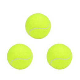 Pelotas de tenis 3 uds pelota de tenis de alta calidad pelota de tenis de entrenamiento suave pelotas de pádel de goma para practicar presión reducida 230606