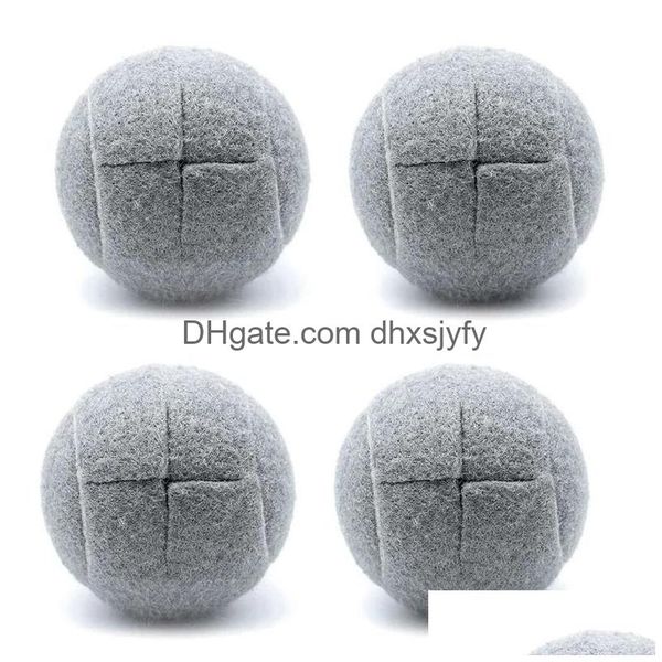 Pelotas de tenis 4 piezas Bola de andador precortada para patas de muebles y protección del piso Almohadilla de fieltro de larga duración para trabajo pesado Eringgrey 240124 Drop Dhix2