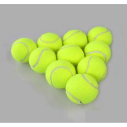 Balles de tennis Nouvelle formation de sports de plein air Tournoi jaune Fun Cricket Beach Dog Sport Ball pour 1405459 Drop Livraison en plein air Raquette Ot1Ft