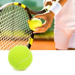 Balles de tennis Balls professionnels en caoutchouc renforcé d'amortisseur High Elasticity Ball d'entraînement durable pour l'école de club
