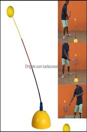 Bolas de tenis Racquet Sports Outdoors Portable Trainer Practice Herramienta de entrenamiento de rebote estereotipo de balón swing ball hine begin5446039
