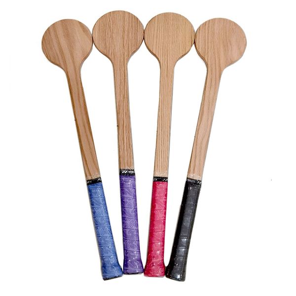 Balles de tennis Sweet Spot Raquette Cuillère en bois Swing Formation Précision Pratique Batting Frapper Équipement Gear 230731