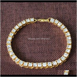 Tennis Europe and America Mens 6mm A Crystal Diamond Hiphop Bracelet Promotie Y3W4N AWPRC