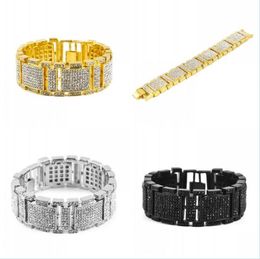 Tennis Hip Hop Tennis Bracelet Men Luxury Simated Diamond Fashion Bling Bling Drop Livrot 2022 Bijoux DHMQT2578522