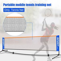 Filet de tennis cour allée terrain de volley-ball entraînement sportif plage pliable portable badminton adultes enfants intérieur extérieur PE 240131