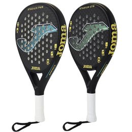 Racket de tennis Padel 12K Fibre de carbone Raquettes à pagaie High Blance avec mémoire EVA 240509