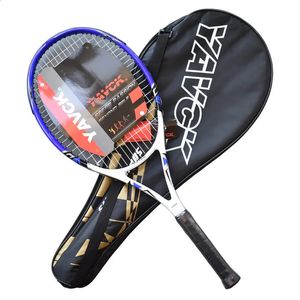 Tennisracket Carbon aluminium racket met hoes en 1 stuk overgirp Grip Maat 4 14 240223