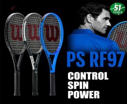 Tennis Racket Federer Signature Pro Staff RF97 Single Training Full Carbon Laver Cup273Y9648140