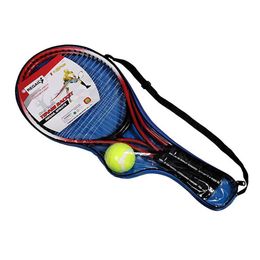 Tennisrackets 2pcset Racket Padel Set Twee composiet Raquete Beach Tennis One Ball met tas voor beginners Training 230113