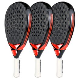 Racchette da tennis AMASPORT Racchetta da tennis Padel Racchetta da paddle in carbonio 18K Superficie ruvida 3D EVA morbida di alta qualità 38mm Raqueta Padel 231102