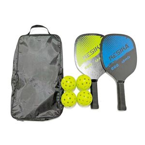 Tennis Rackets Ball Sports Pickleball Paddle Set 2 4 ballen met draagtas voor mannen Drop levering DHMTP