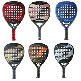 Tennis Rackets Bullpadel Pala Padel Racket Hoge kwaliteit koolstofvezel sportracket originele racket met tas 230320