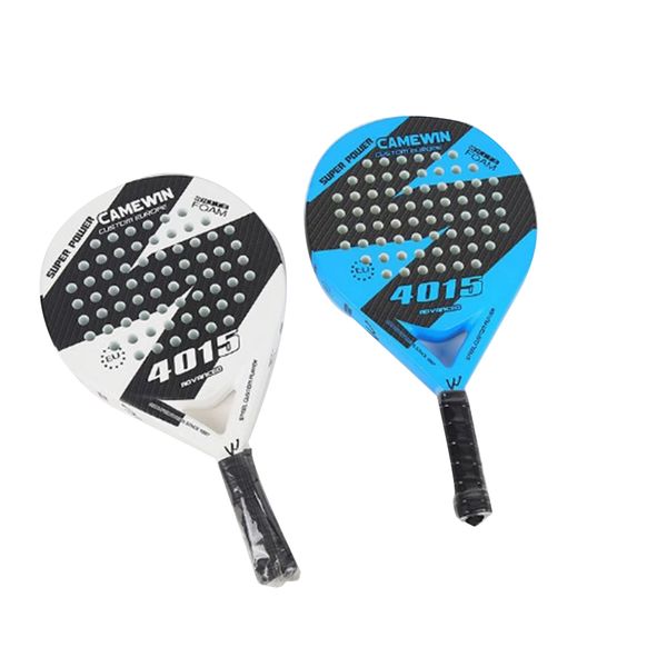 Raquettes de tennis Camewin 4015/4006 Professional Full Carbon Beach Paddle Raquette Soft EVA Face Raqueta avec sac pour adulte -40