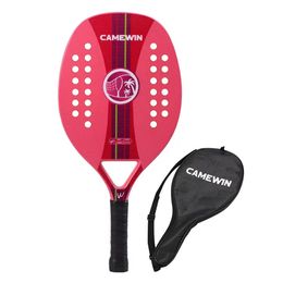 Raquettes de tennis CAMEWIN Beach Racket Mens Professional Soft EVA Face Beachtennis Raquette Adulte Équipement Haute qualité 230311