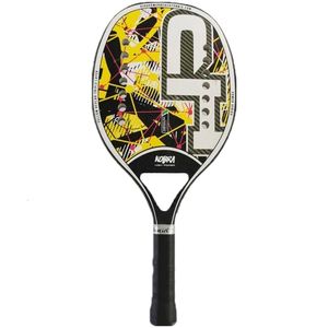 Tennisrackets Koolstofvezel Raquete Strandtennis Lichtgewicht Padel Buitensporten Tennisracket voor heren en dames met tas 230703