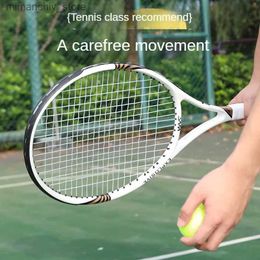 Raquettes de Tennis carbone intégré raquettes de Tennis Colge étudiant Ma et Fa débutants Sports de plein air ultra-léger cadeau Q231109