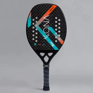 Tennisrackets Carbon Paddle Racket Zachte EVA Gezicht Tennisracket Met Padel Bag Cover Voor Mannen Vrouwen Training Accessoires 230725