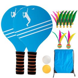 Tennisrackets Cricketbatje en -bal voor kinderen Paddle Set Family Entertainment Badminton 230608