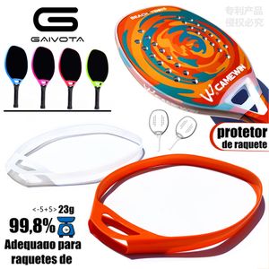 Raquetas de tenis GAIVOTA Raqueta de playa Cubierta de silicona Peso 23g Accesorios Soporte 998% Todo 21mm22mm23mm Grosor 230608