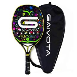 Raquettes de tennis Gaivota raquette de Tennis de plage 24K sac à dos avec ceinture en carbone 231102