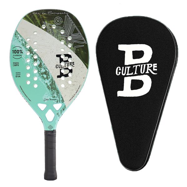 Raquettes de tennis INSUM Beach Professional Full Carbon Fiber EVA Super Soft with Balls Cover Bag 230324