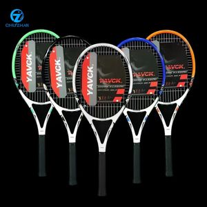 Raquetas de tenis Raqueta de tenis compuesta de carbono integrada para hombres y mujeres, entrenamiento competitivo para principiantes, tiro en línea 231122