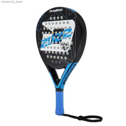 Tennisrackets Heren Tennis Padel Racket Koolstofvezel met Zacht EVA Gezicht Padd Schop Diamantvorm Padd Racket Padd padd Q231109