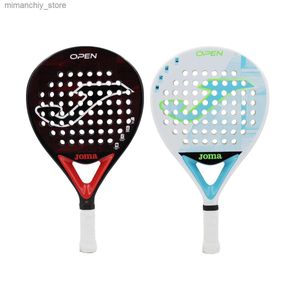 Raquetas de tenis Raqueta de pádel de tenis para hombre Raqueta de pádel abierta Alta calidad 15% Palas de pádel unisex de carbono para entrenamiento deportivo de tenis al aire libre Q231109