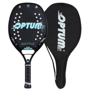 Raquettes de tennis OPTUM BATTLE 12K raquette de Tennis de plage à Surface rugueuse en Fiber de carbone avec sac de couverture 231201