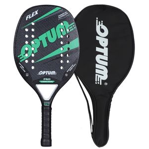 Raquettes de tennis Raquette de tennis de plage en fibre de carbone OPTUM FLEX avec sac de couverture 230923