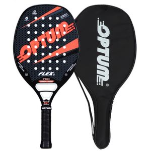 Tennisschläger OPTUM FLEX2 Strandschläger mit Schutzhülle 230608