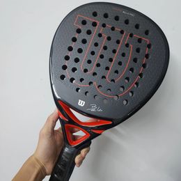 Raquetas de tenis Paddle Tennis Padel Racket Serie profesional Palas Tablero de fibra de carbono de 3 capas Raqueta de padel EVA Face Tennis Racket 231216