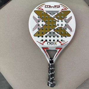 Tennis Rackets Padel Racket 3K 12k 18k Fiberglass Fiber Rough Surface High Balance with EVA SOFT Memory Paddle 231030