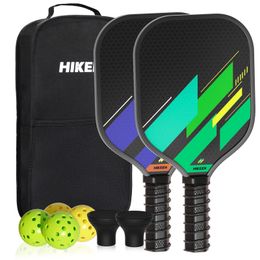 Raquettes de tennis Pickleball Paddles 1pc Graphite Fiberglass Beach Racket ou 2pcs Avec Sac Intérieur Extérieur 4pcs Ball 230608