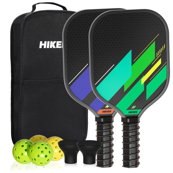 Raquetas de tenis Pickleball Paddles 1pc Raqueta de playa de fibra de vidrio de grafito o 2pcs con bolsa Interior al aire libre 4pcs Ball 231031